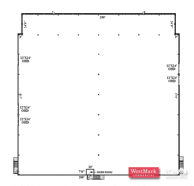 Dock High Warehouse for Lease : 1115 S Loop 289, Lubbock, TX 79412